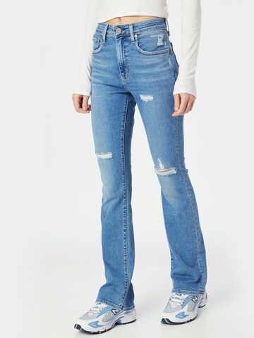 LEVI'S ® Bootcut Džínsy '725 High Rise Bootcut' - Modrá: predná strana