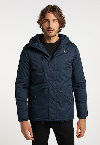 ALEKO Winter Jacket in Blue: front