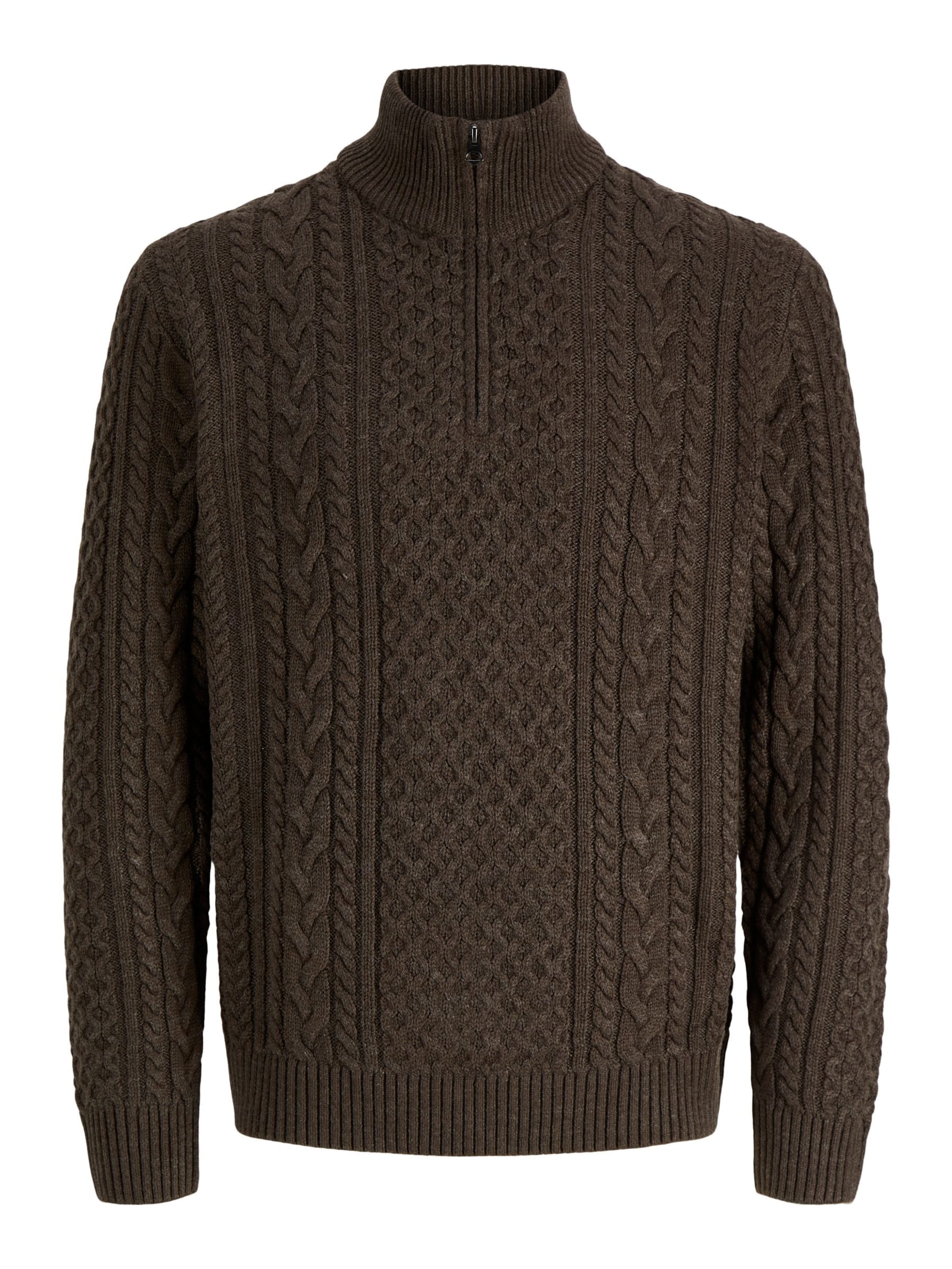 ruda JACK & JONES Megztinis 'JPRBlucallum': priekis