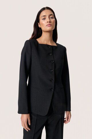SOAKED IN LUXURY Blazer 'SLSarina' i sort: forside