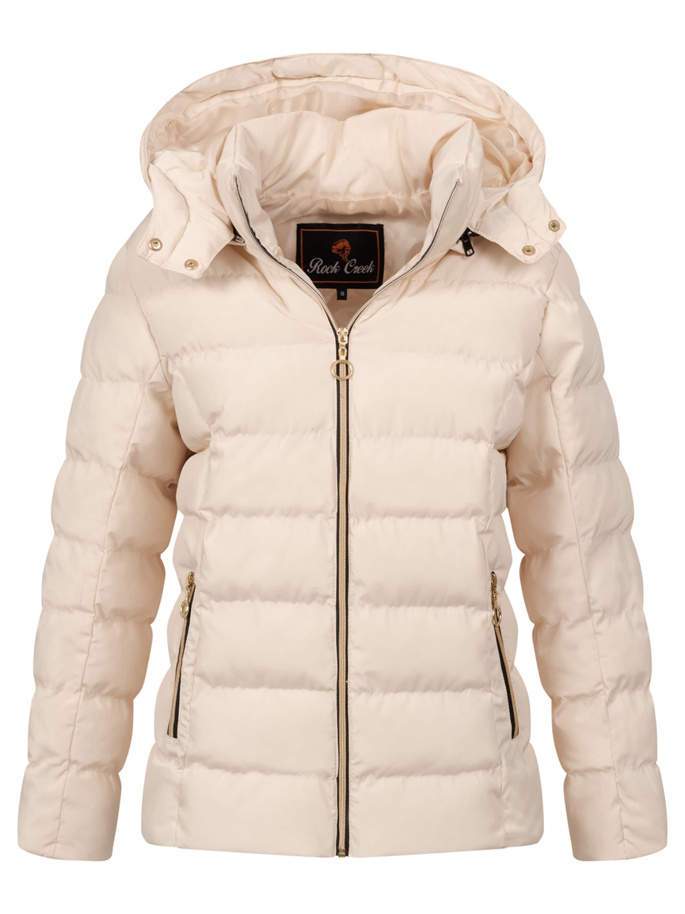 Rock Creek Winterjacke in Beige: Vorderseite