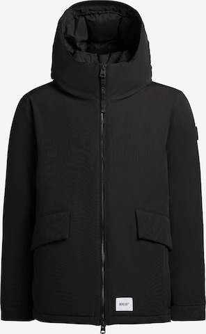 Veste d’hiver 'Oreg' khujo en noir : devant