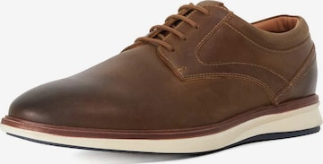 Dune LONDON Sportlicher Schnürschuh 'Brydon' in Braun: Vorderseite