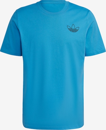 ADIDAS ORIGINALS T-Shirt 'Trefoil Series Style' in Blau: predná strana
