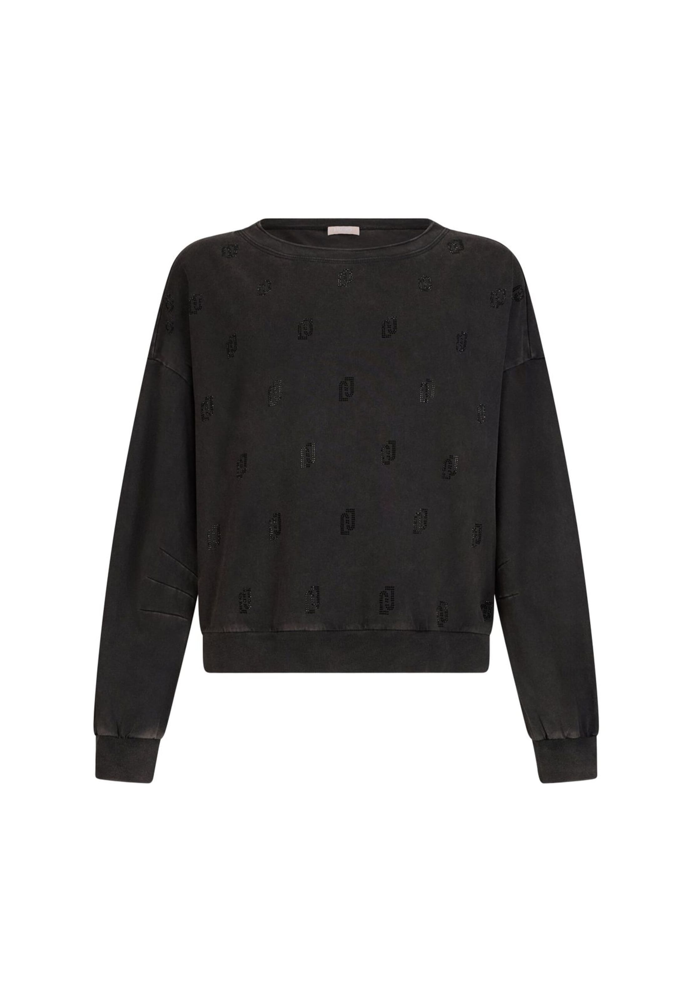 Sweat-shirt 'Better' Liu Jo en noir : devant