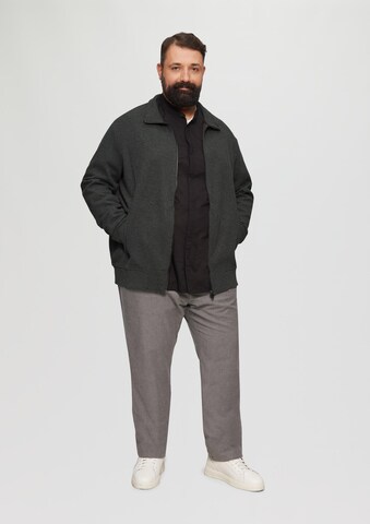 s.Oliver Men Big Sizes Sweatjacke in Grau