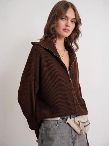 MixRay Strickjacke in Braun