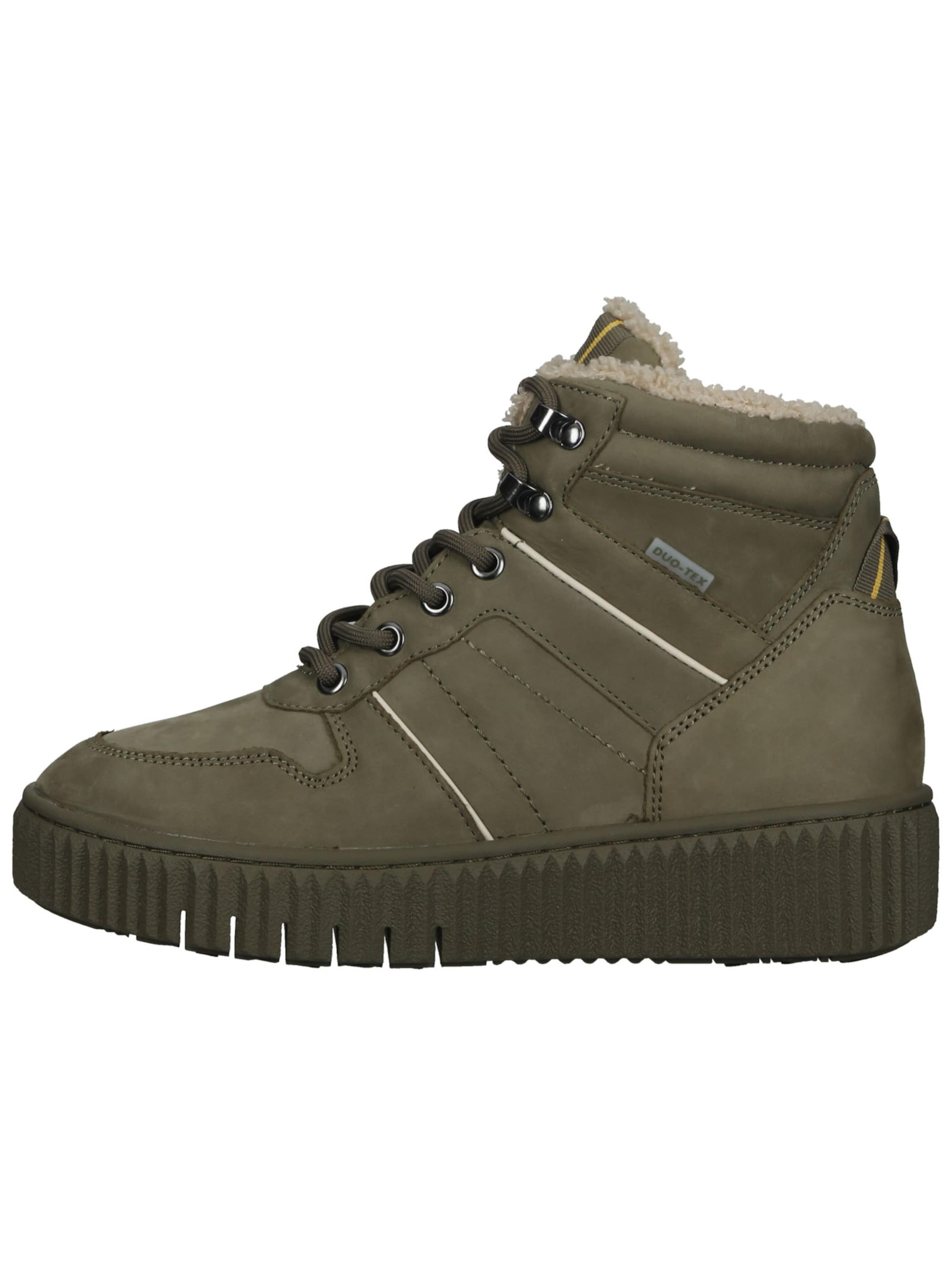 Baskets hautes Tamaris en vert