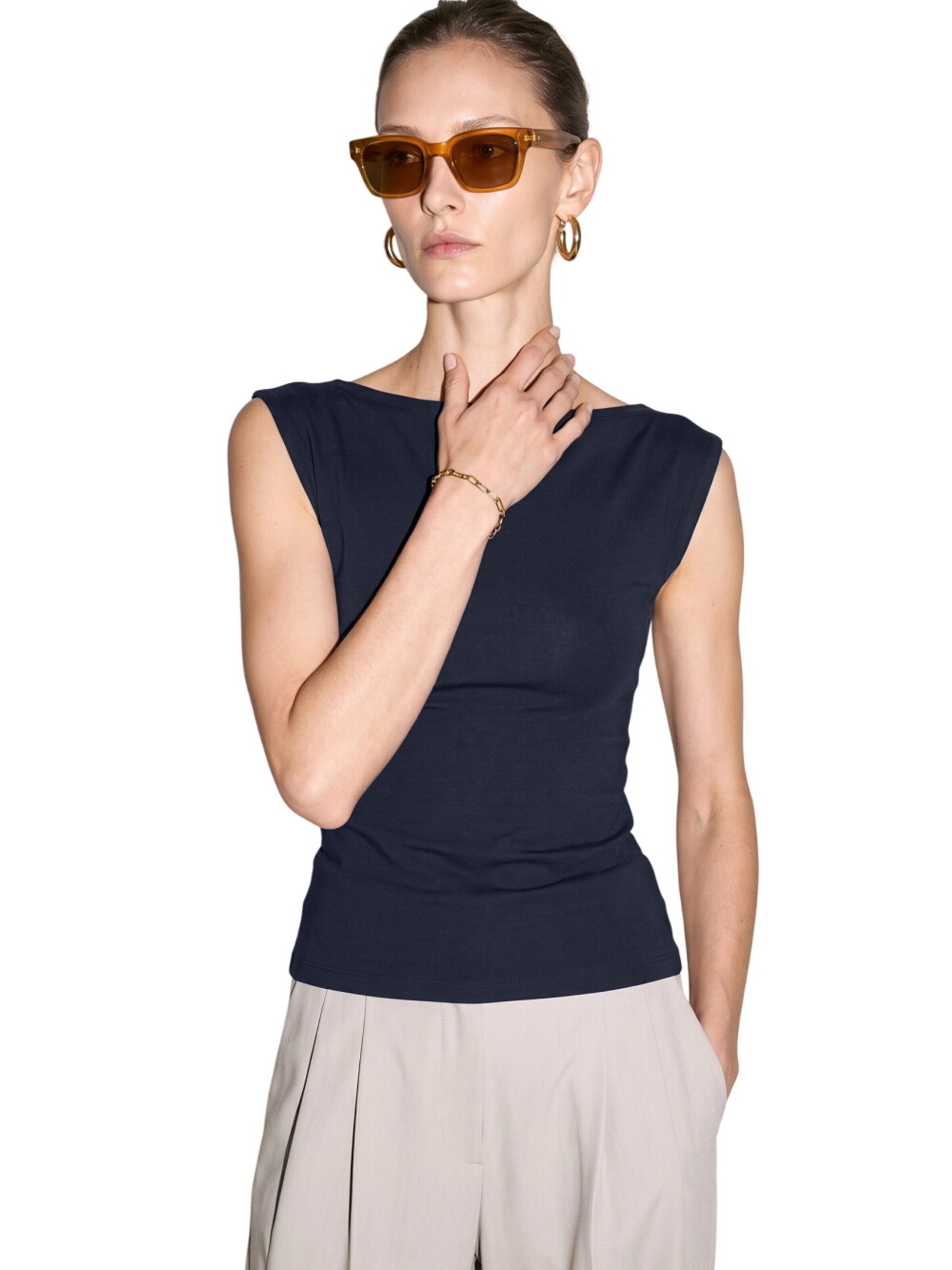 No Matter What Blouse in Blauw