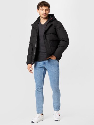 TOMMY HILFIGER Winterjas in Zwart