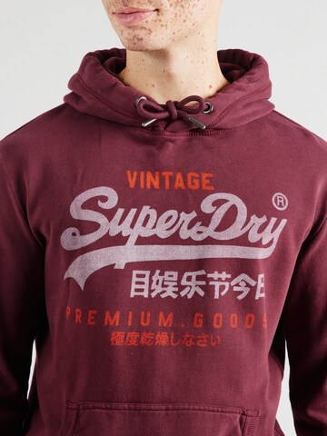 Superdry Суичър 'Duo Classic' в червено
