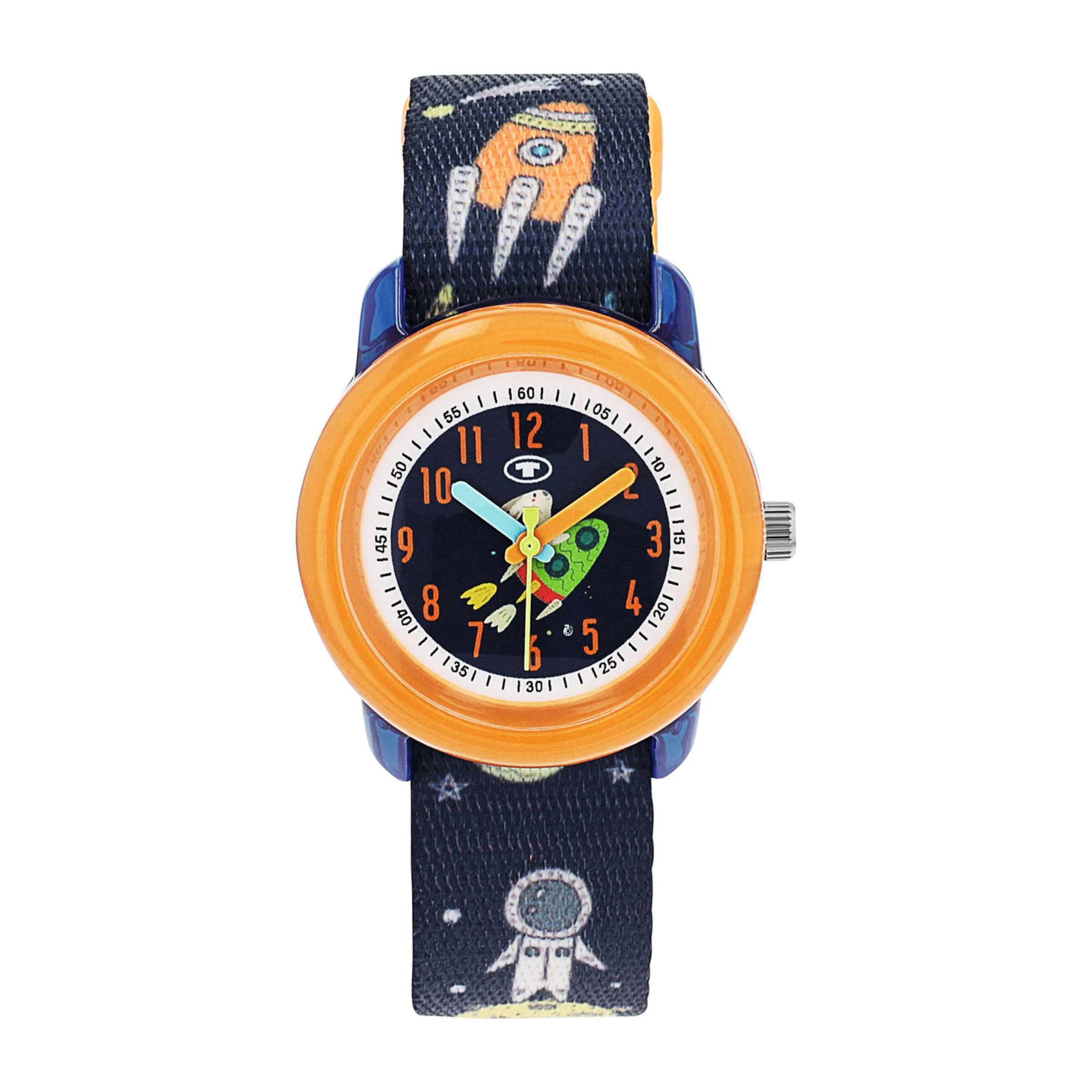 TOM TAILOR Analog Watch in Blue: front