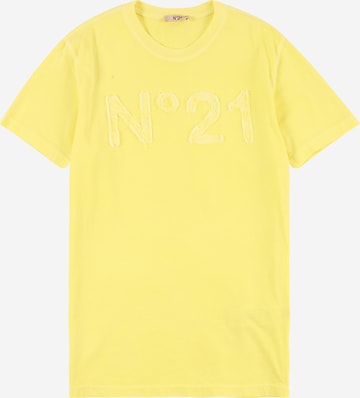 T-Shirt N°21 en jaune : devant