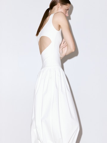 MANGO Kleid 'GLOBIS' in Weiß