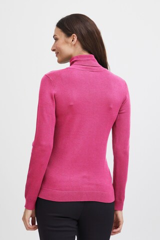 Fransa Sweater 'Blume Pu 4' in Pink