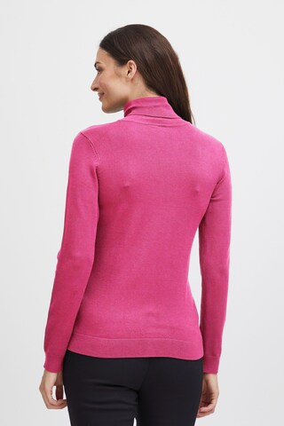 Fransa Pullover 'Blume' in Pink