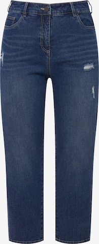 Loosefit Jean Ulla Popken en bleu : devant