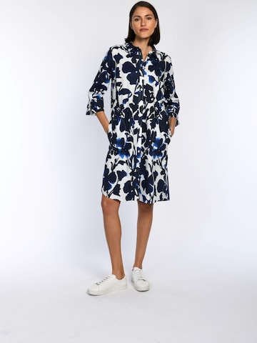 White Label by RoFa Shirt Dress in Blue: front