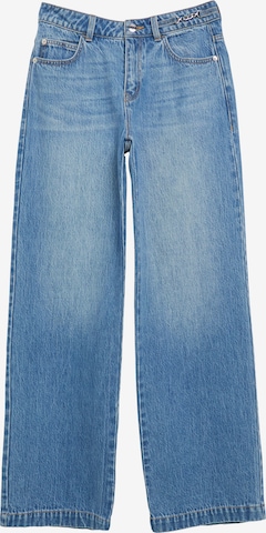 COMMA Wide leg Jeans in Blauw: voorkant
