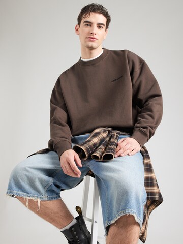 Sweat-shirt Pegador en marron : devant