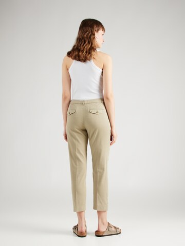 Coupe slim Pantalon à plis UNITED COLORS OF BENETTON en vert