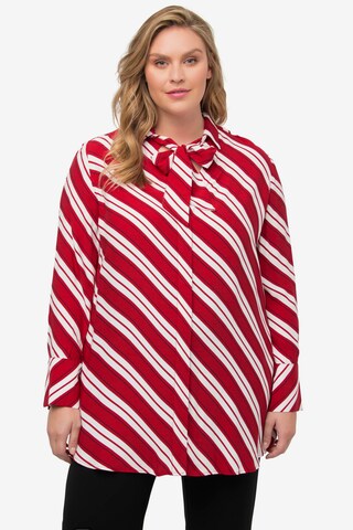 Ulla Popken Blouse in Rood: voorkant