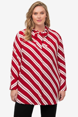 Ulla Popken Blouse in Rood: voorkant