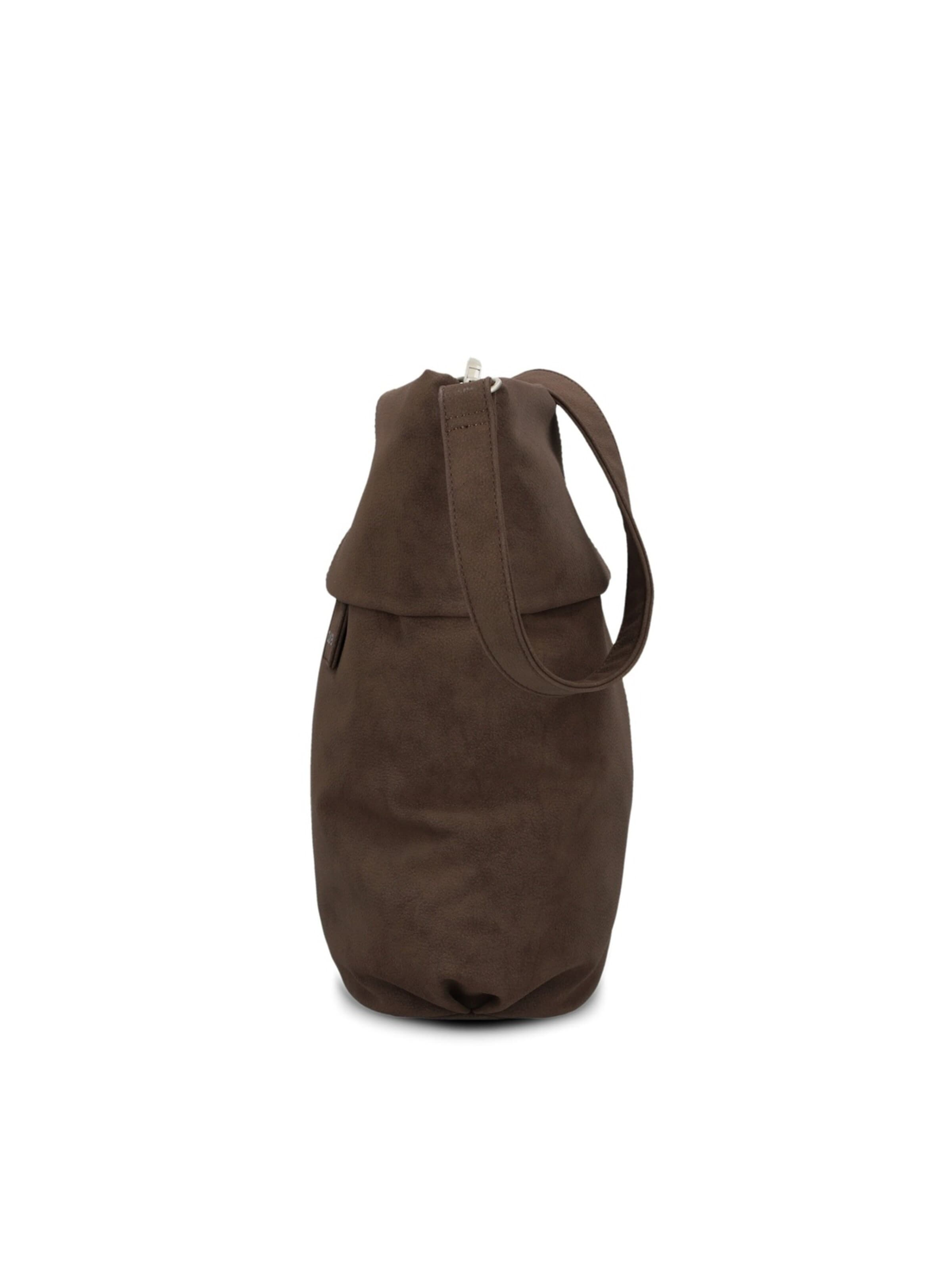 ZWEI Handbag 'MADEMOISELLE.M M12' in Brown