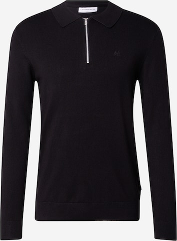 Pull-over Lindbergh en noir : devant