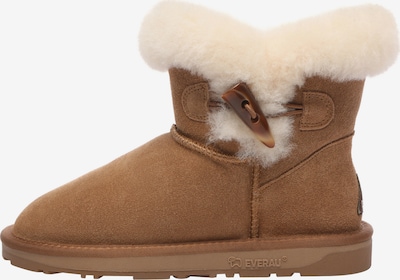 Everau Boots 'Robin' in kastanienbraun / wollweiß, Produktansicht