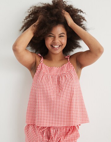 AERIE - Camisa de pijama em vermelho: frente