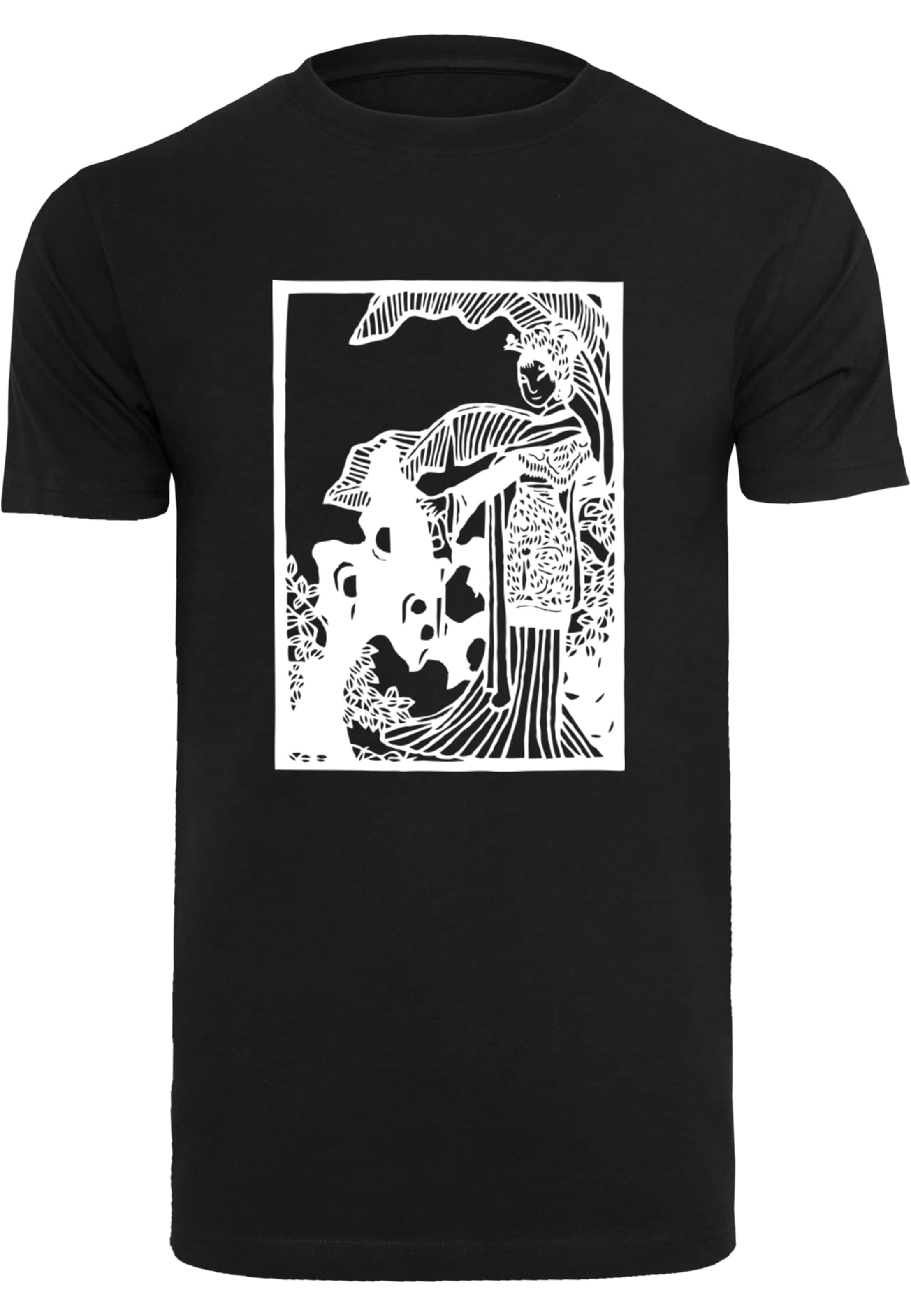 Merchcode Tričko 'Chinese Beauty X' – černá: přední strana