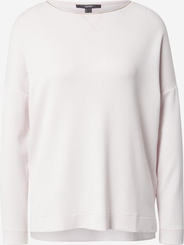 Esprit Collection Sweatshirt 'Solid' in Pink: front