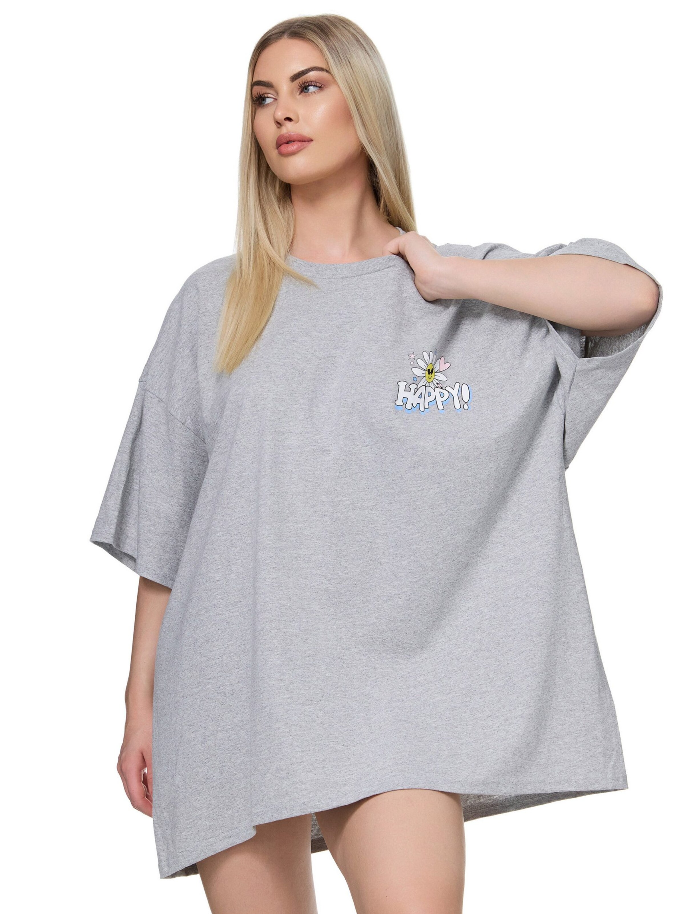 Worldclassca Oversizeshirt‌‌‌ in Grau: Vorderseite