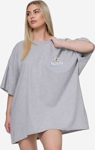 Worldclassca Oversizeshirt in Grau: Vorderseite