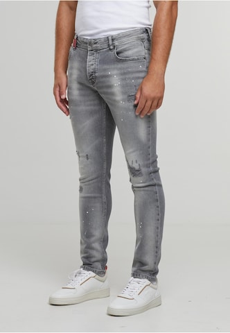 2Y Premium Slim fit Jeans 'Carlos' in Grey