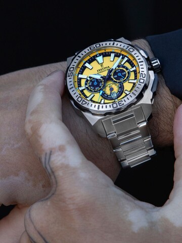 Montre à affichage analogique 'Chrono Bike' FESTINA en jaune