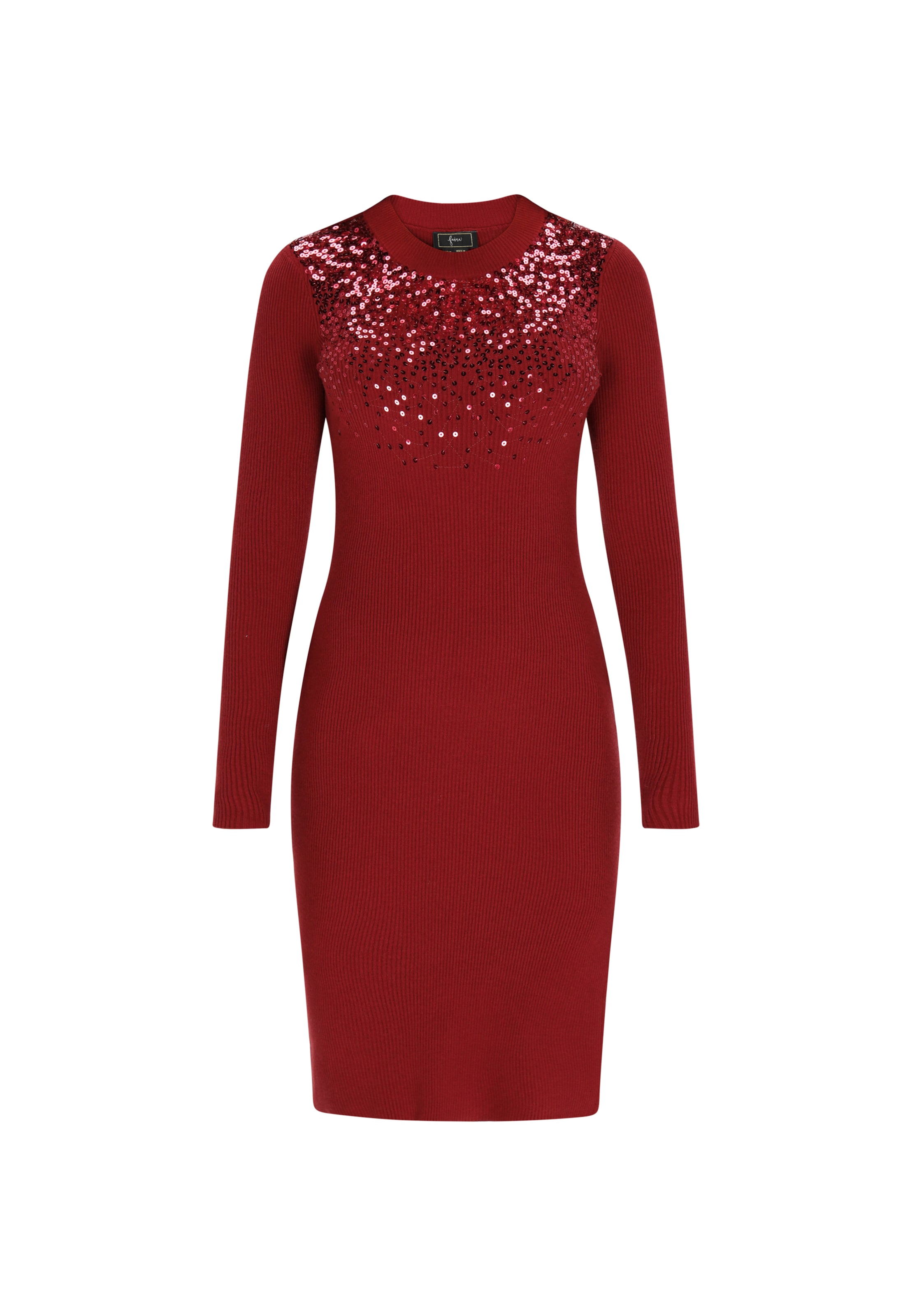 faina Kötött ruhák - piros: elől