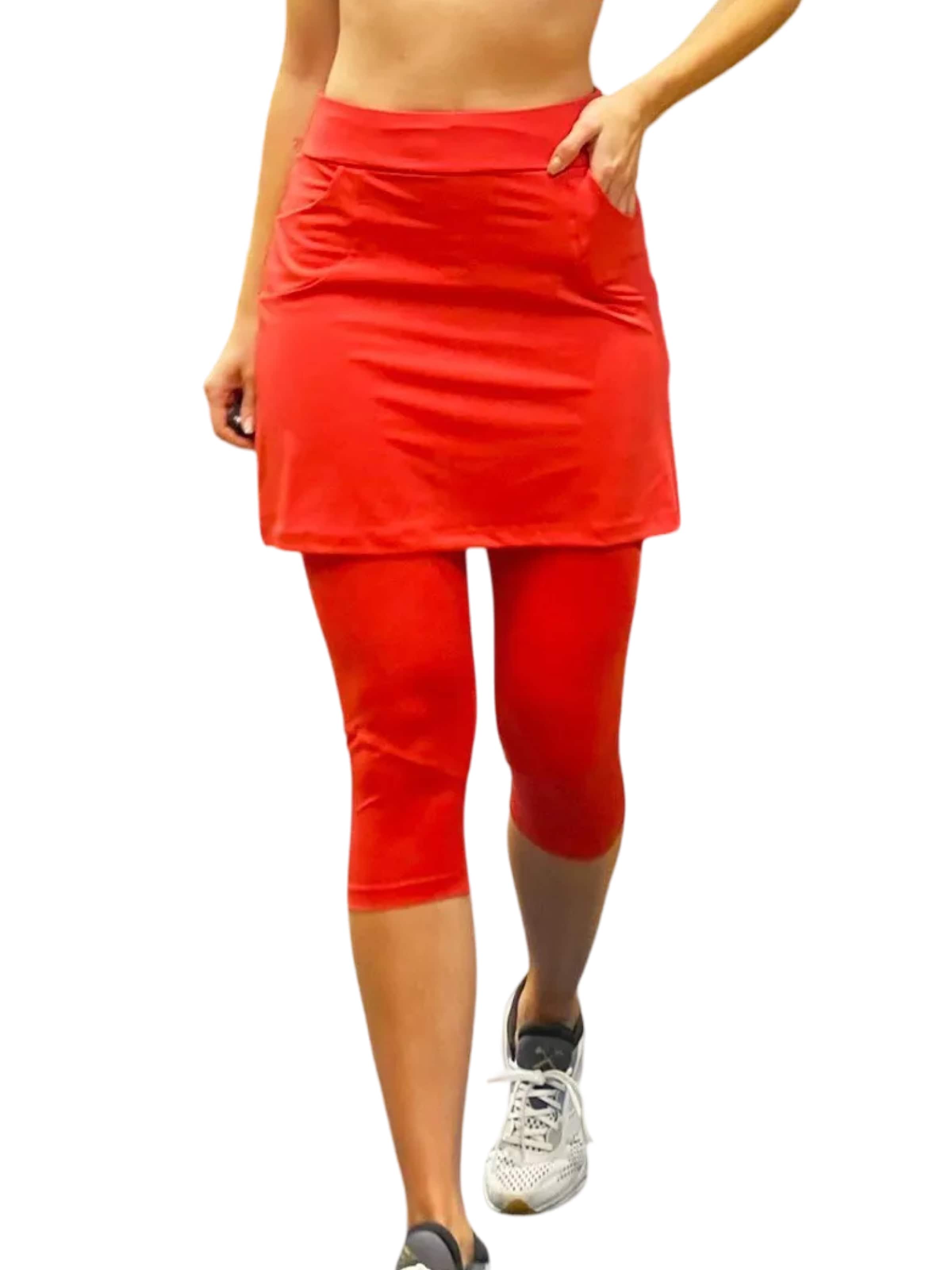 C&City Skinny Skirt in Red