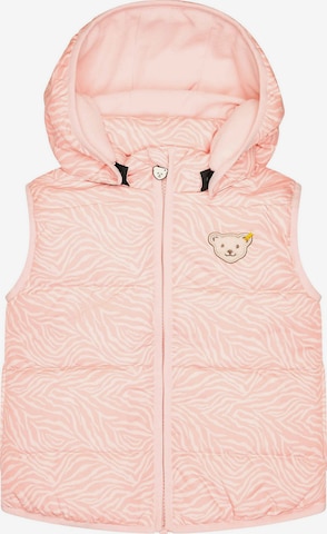 Gilet di Steiff Collection in rosa: frontale