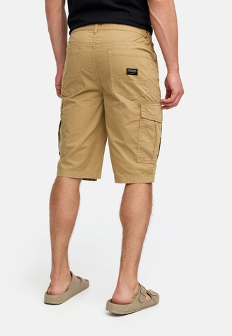 INDICODE JEANS Regular Pants 'Nadim' in Beige