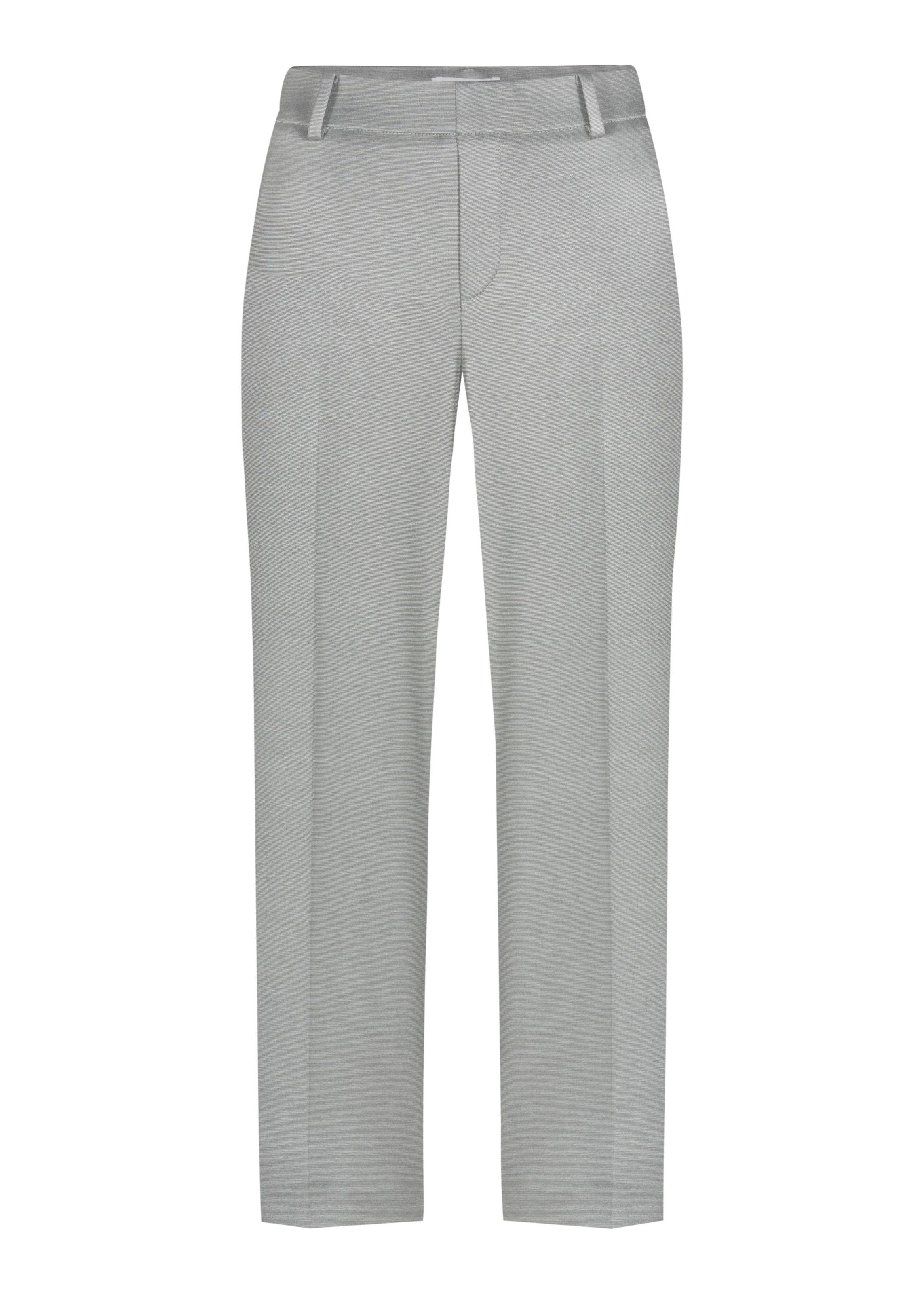 STEHMANN Regular Bügelfaltenhose in Grau: Vorderseite