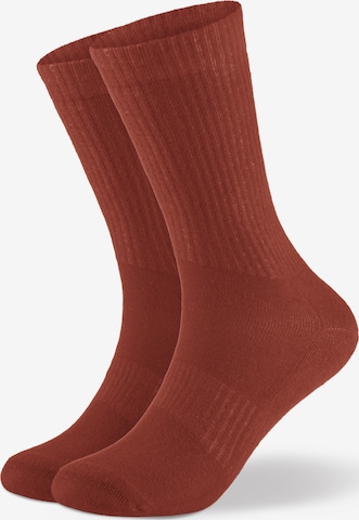 Von Jungfeld Socks 'CASUAL CLASSIC' in Red: front