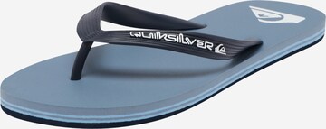 Tongs 'MOLOKAI' QUIKSILVER en bleu : devant