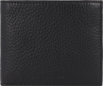 The Bridge Wallet 'Ettore ' in Black: front