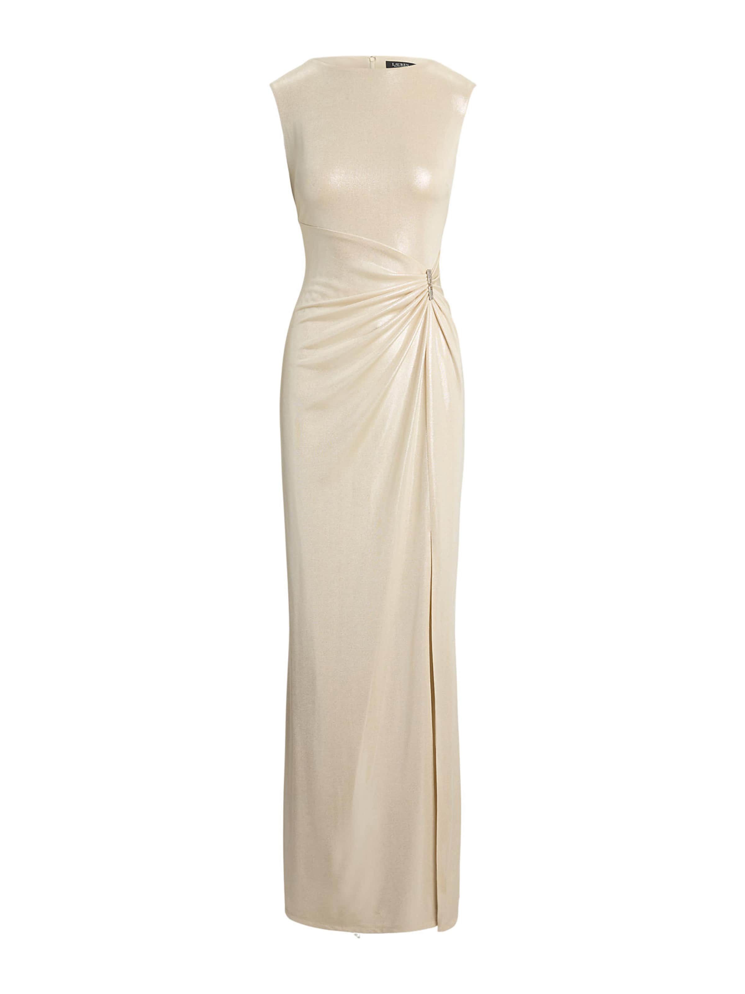 Lauren Ralph Lauren Avondjurk in Beige: voorkant