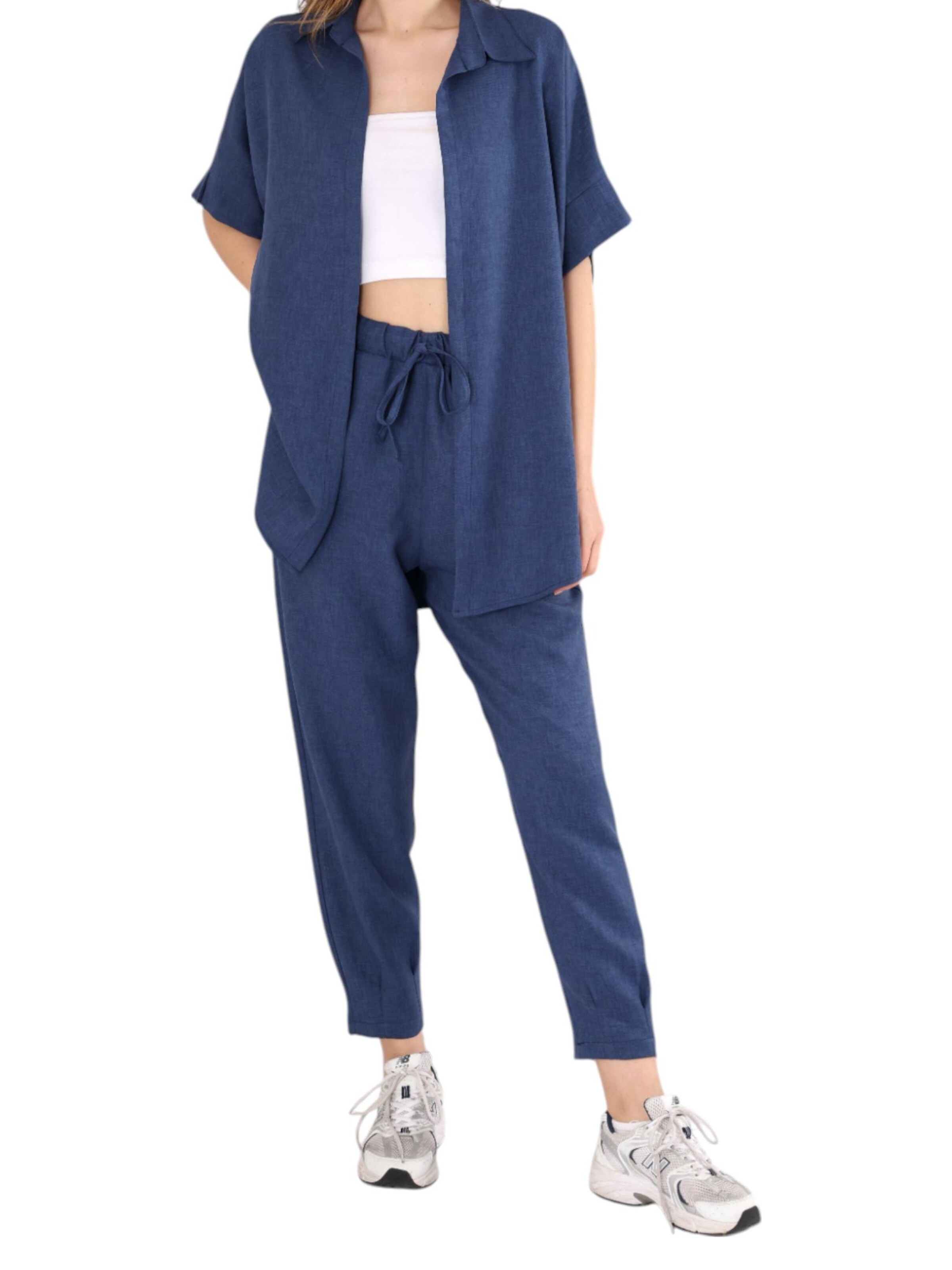 fashionshowcase Regular Pants 'ELIN' in Blue