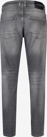 Goldgarn Slimfit Jeans i grå