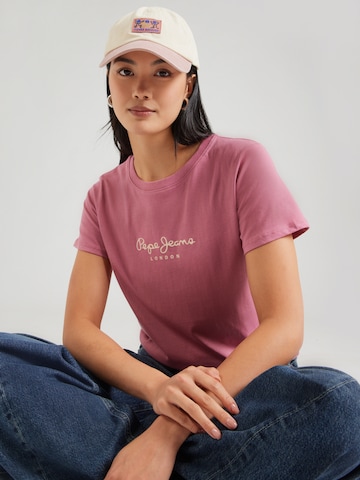 Pepe Jeans - Camiseta 'BERENICE' en rosa: frente