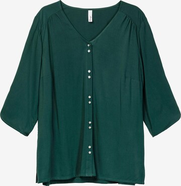 SHEEGO Blouse in Green: front